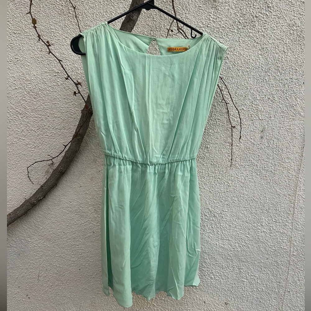 Alice + Olivia Open Back Dress